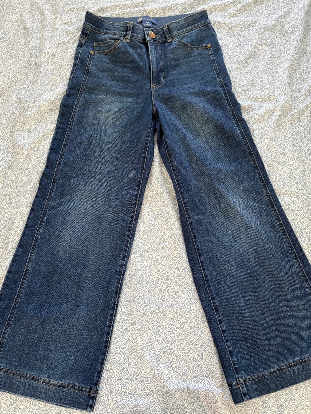 Democracy "Ab"solution Skyrise Petite Wide Leg Jeans